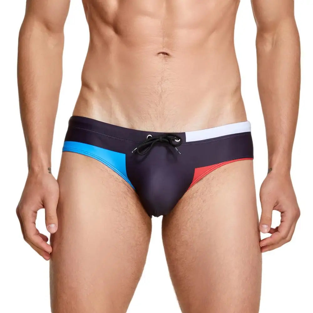 SEOBEAN 2023 New Swimwear Mens Swim Briefs Sexy Bikini Swimming Trunks for Man Swimsuit Bathing Beach Shorts