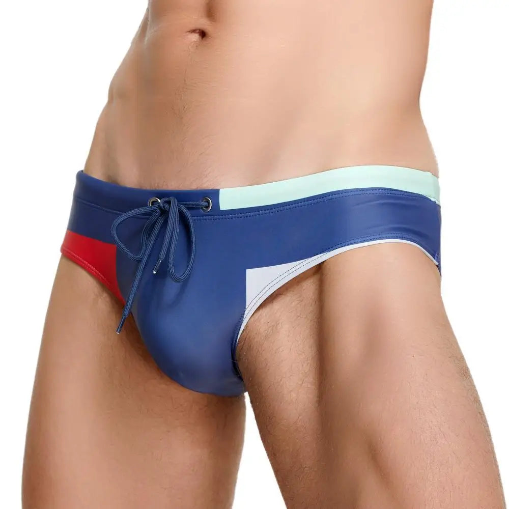 SEOBEAN 2023 New Swimwear Mens Swim Briefs Sexy Bikini Swimming Trunks for Man Swimsuit Bathing Beach Shorts