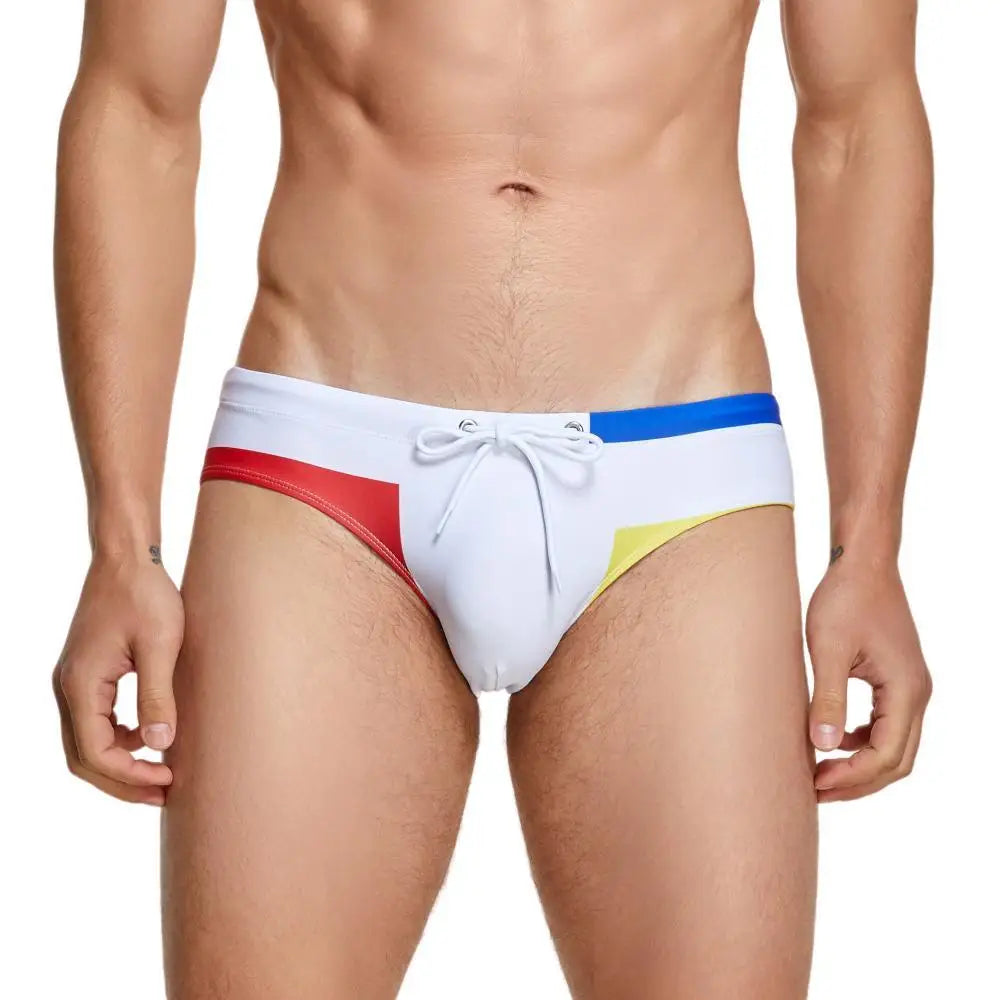 SEOBEAN 2023 New Swimwear Mens Swim Briefs Sexy Bikini Swimming Trunks for Man Swimsuit Bathing Beach Shorts